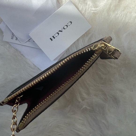 💯 COACH cardholder with key chain - Picture 8 of 12